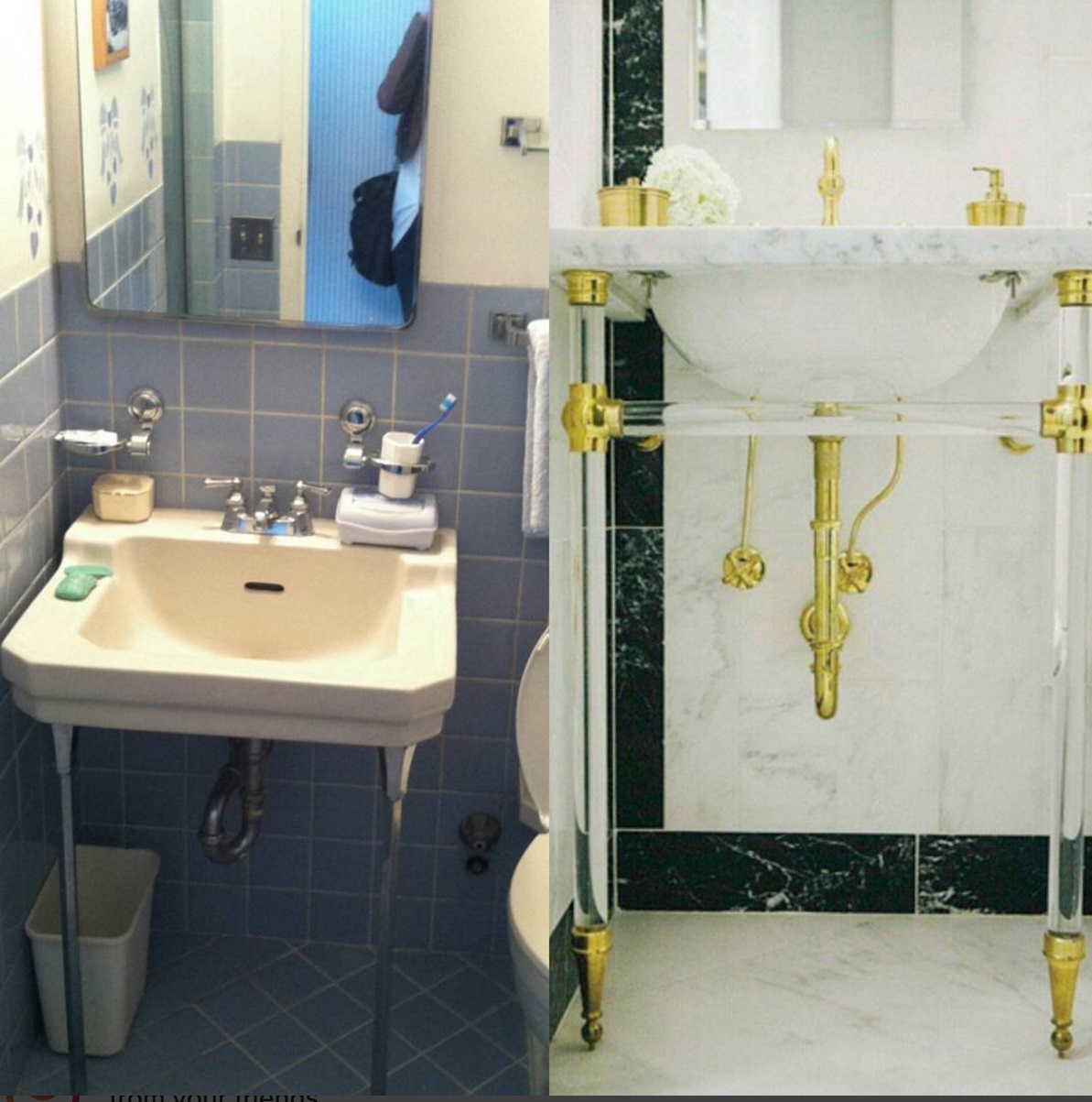 Jennifer James Interiors Bathroom Before & After